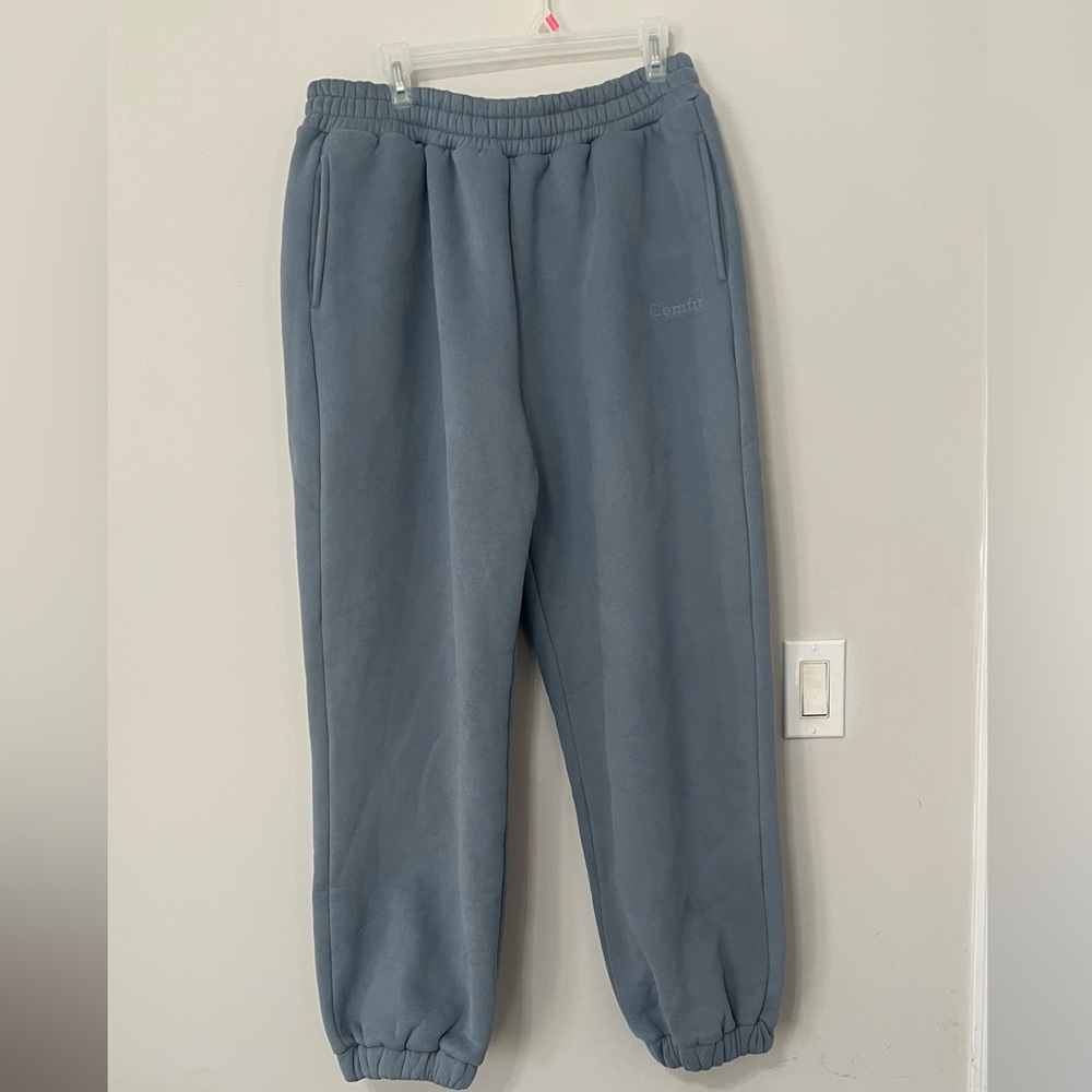 Comfrt Sky Blue Joggers - Picture 2 of 8